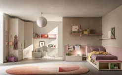 Cameretta in laminato opaco Cameretta letto a terra 26 scontata a PREZZI OUTLET^Mistral Outlet