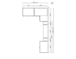 Cameretta in laminato opaco Salvaspazio scontata a PREZZI OUTLET^Mistral Clearance