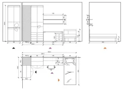 Cameretta in laminato opaco Cameretta scontata a PREZZI OUTLET^Doimo CityLine Sale
