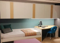 Mistral Cameretta in laminato opaco Cameretta ponte scontata a PREZZI OUTLET- Camerette