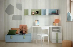 Cameretta in laminato opaco C108 scontata a PREZZI OUTLET Camerette