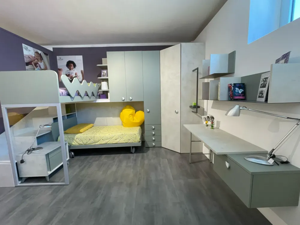 Cameretta in laminato opaco Cameretta colombini scontata a PREZZI OUTLET^Colombini Casa Discount