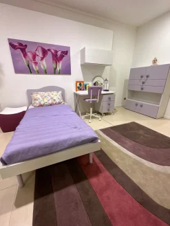 Cameretta in laminato opaco Olmo e bucaneve   scontata a PREZZI OUTLET^Battistella Best