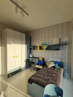 Online Cameretta in laminato opaco Composizione cameretta 08 scontata a PREZZI OUTLET Camerette