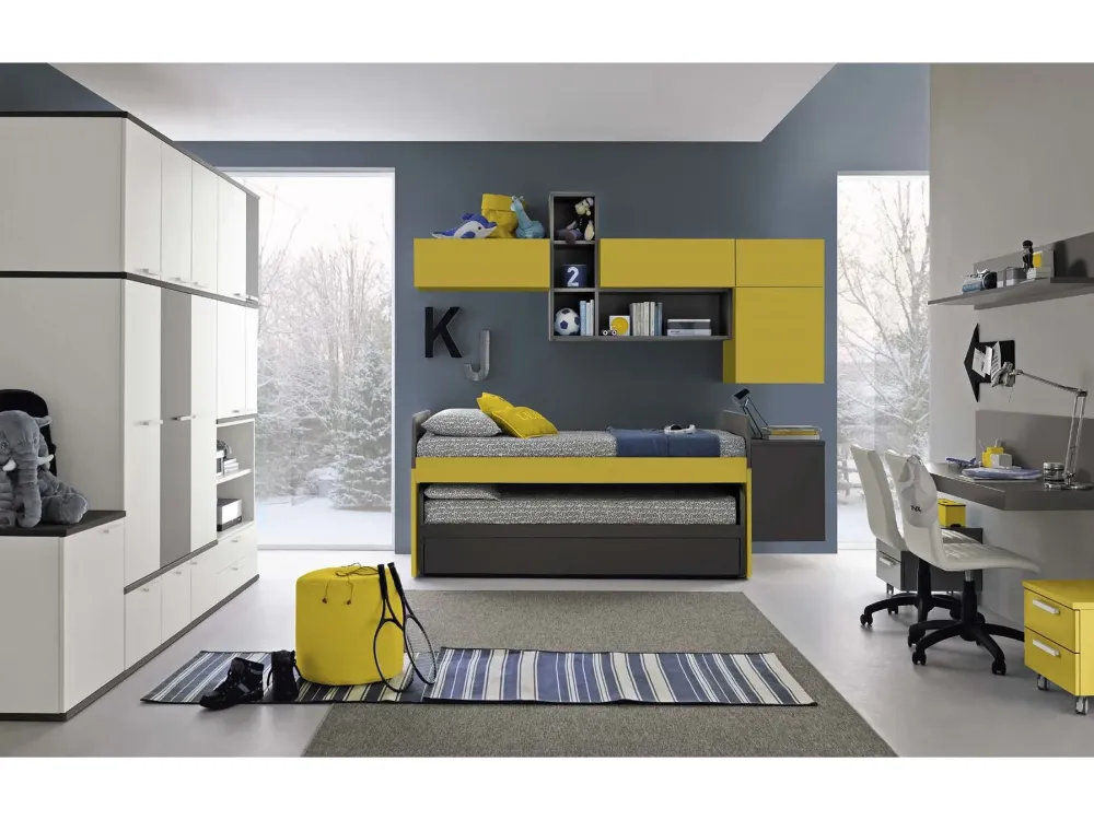 Cameretta in laminato opaco C133 scontata a PREZZI OUTLET^Colombini Casa