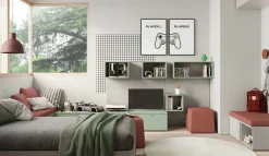 Best Cameretta in laminato opaco Momenti 03 scontata a PREZZI OUTLET Camerette