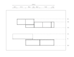 Moretti Compact Camerette Cameretta in laminato opaco Scrivania attrezzata moretti Moretti compact scontata a PREZZI OUTLET- Camerette