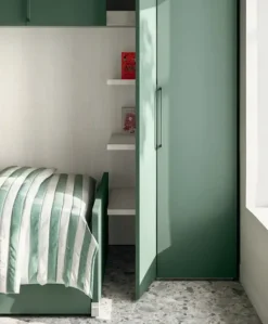 Mistral Cameretta in laminato opaco Cameretta ponte 41 scontata a PREZZI OUTLET- Camerette