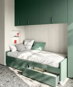 Mistral Cameretta in laminato opaco Cameretta ponte 41 scontata a PREZZI OUTLET- Camerette