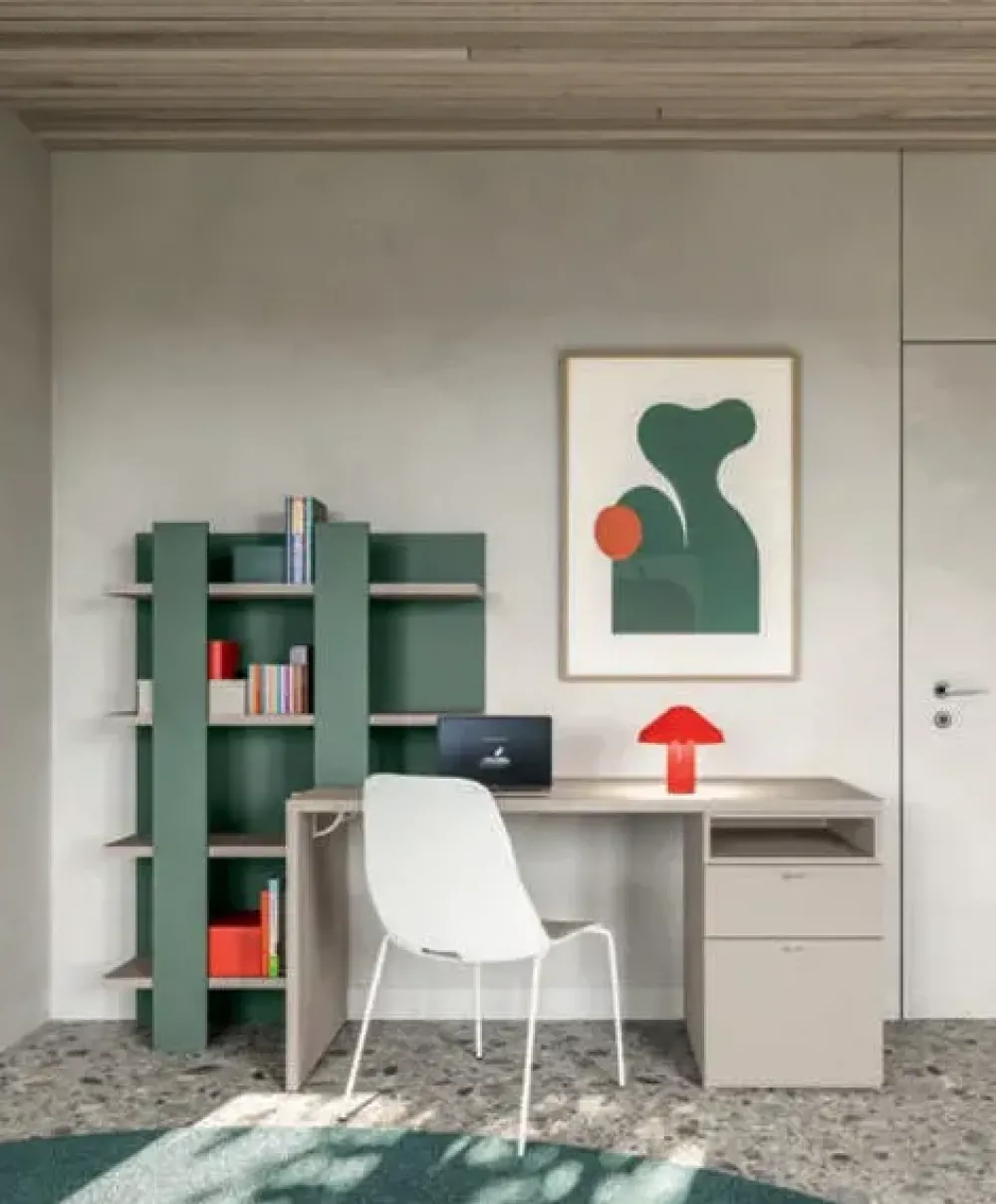 Mistral Cameretta in laminato opaco Cameretta ponte 41 scontata a PREZZI OUTLET- Camerette