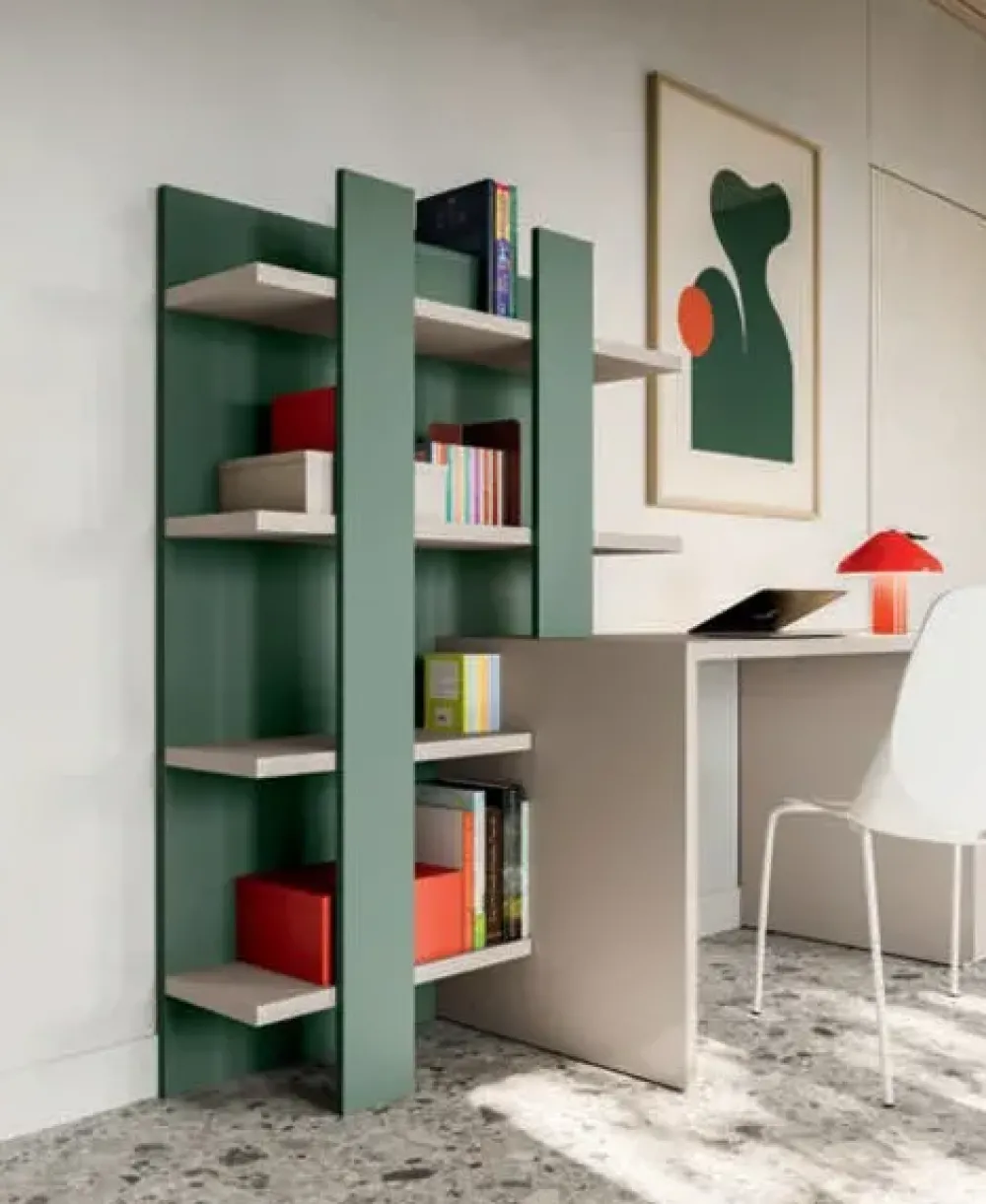 Mistral Cameretta in laminato opaco Cameretta ponte 41 scontata a PREZZI OUTLET- Camerette