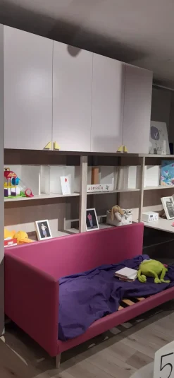 New Cameretta in laminato opaco Dielle box 1 scontata a PREZZI OUTLET Camerette