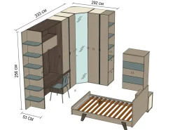 Cameretta in laminato opaco Jazz 90 scontata a PREZZI OUTLET^Imab