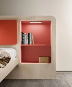 Mistral Cameretta in laminato opaco Cameretta letto a terra 02 scontata a PREZZI OUTLET- Camerette