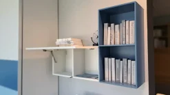 Discount Cameretta in laminato opaco Cameretta moretti blu Moretti compact scontata a PREZZI OUTLET Camerette