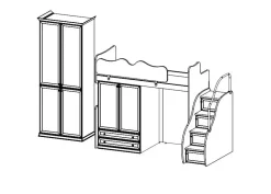 Discount Cameretta in legno Cameretta bambini roma scontata a PREZZI OUTLET Camerette