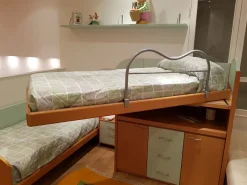 Dielle Cameretta in legno Wood scontata a PREZZI OUTLET- Camerette