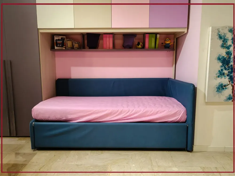 Cameretta Kids 1 letti a terra in offerta^Moretti Compact Camerette Discount
