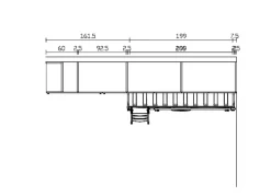 Cameretta Kids 1 letti a terra in offerta^Moretti Compact Camerette Discount