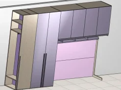 Cameretta Kids 1 letti a terra in offerta^Moretti Compact Camerette Discount