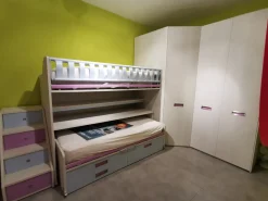 Moretti Compact Camerette Cameretta Kids Moretti compact con letto a castello scorrevole in offerta- Camerette