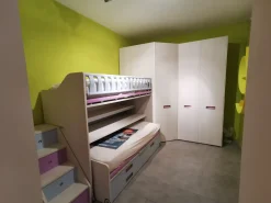 Moretti Compact Camerette Cameretta Kids Moretti compact con letto a castello scorrevole in offerta- Camerette