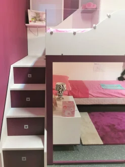 Moretti Compact Camerette Cameretta Kids Moretti compact con letto a soppalco a prezzo Outlet- Camerette