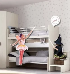 Doimo CityLine Cameretta Luna : laminato opaco, prezzo scontato!- Camerette