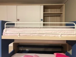 Cameretta Merlino con letto a soppalco scorrevole in Offerta Outlet^Doimo CityLine