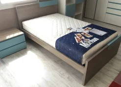 Mistral CAMERETTA Cameretta letto, comodino, armadio e scrittoio SCONTATA a PREZZI OUTLET- Camerette