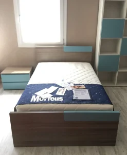 Mistral CAMERETTA Cameretta letto, comodino, armadio e scrittoio SCONTATA a PREZZI OUTLET- Camerette