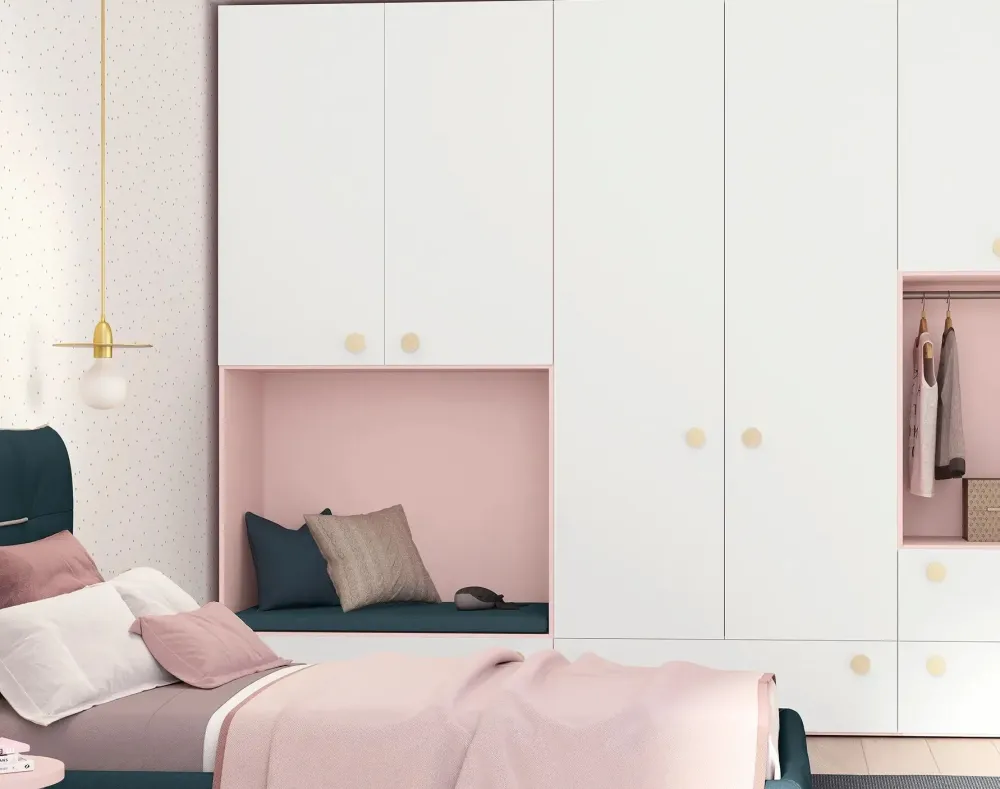 Cameretta Momenti 02 con letto a terra in offerta^Febal