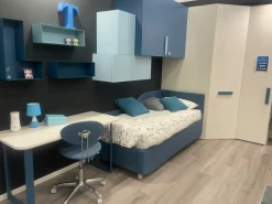 Cameretta Navy Moretti compact letti a terra scontata^Moretti Compact Camerette Online