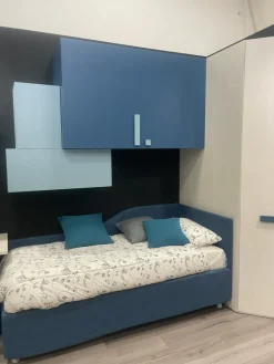 Cameretta Navy Moretti compact letti a terra scontata^Moretti Compact Camerette Online