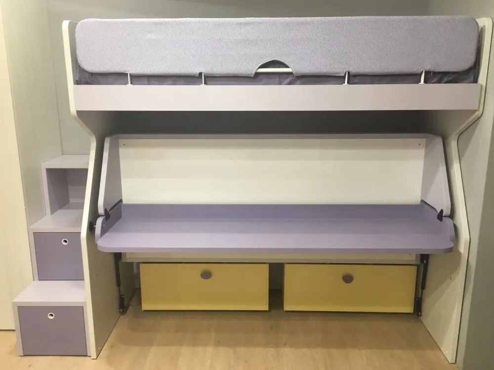 Sale Cameretta Nidi con letto a soppalco in Offerta Outlet Camerette