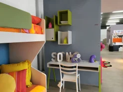 Cameretta Nuvola   con letto a castello scontata^Nidi Online
