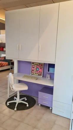 Cameretta Oliver   con letto a terra a prezzo Outlet^ZG Mobili Hot