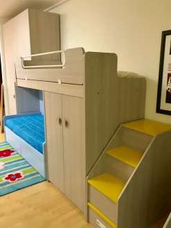 ZG Mobili Cameretta Oliver con letto a castello scontata- Camerette