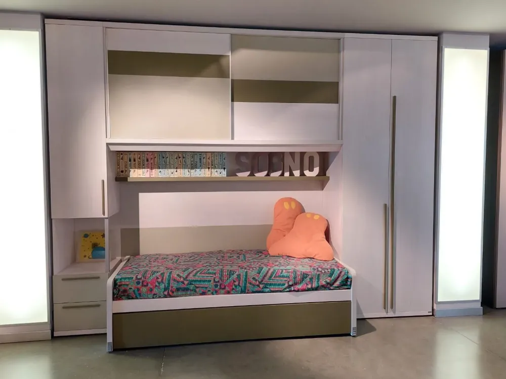 Cameretta Ponte con letto a terra scontata^Doimo CityLine Outlet