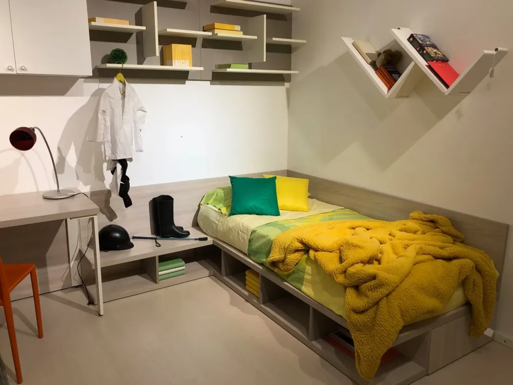 Doimo CityLine Cameretta Qik letti a terra a prezzo scontato- Camerette