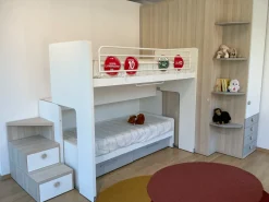 Cameretta Qik con letto a castello scorrevole in offerta^Doimo CityLine Discount