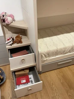 Cameretta Qik con letto a castello scorrevole in offerta^Doimo CityLine Discount