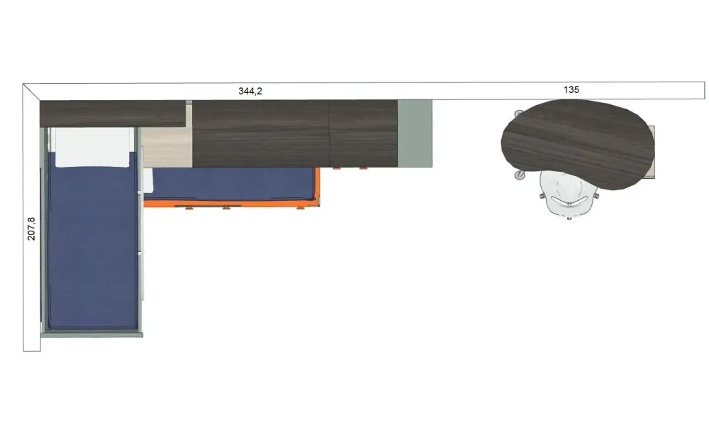 Cameretta Qik SCONTATA Camerette