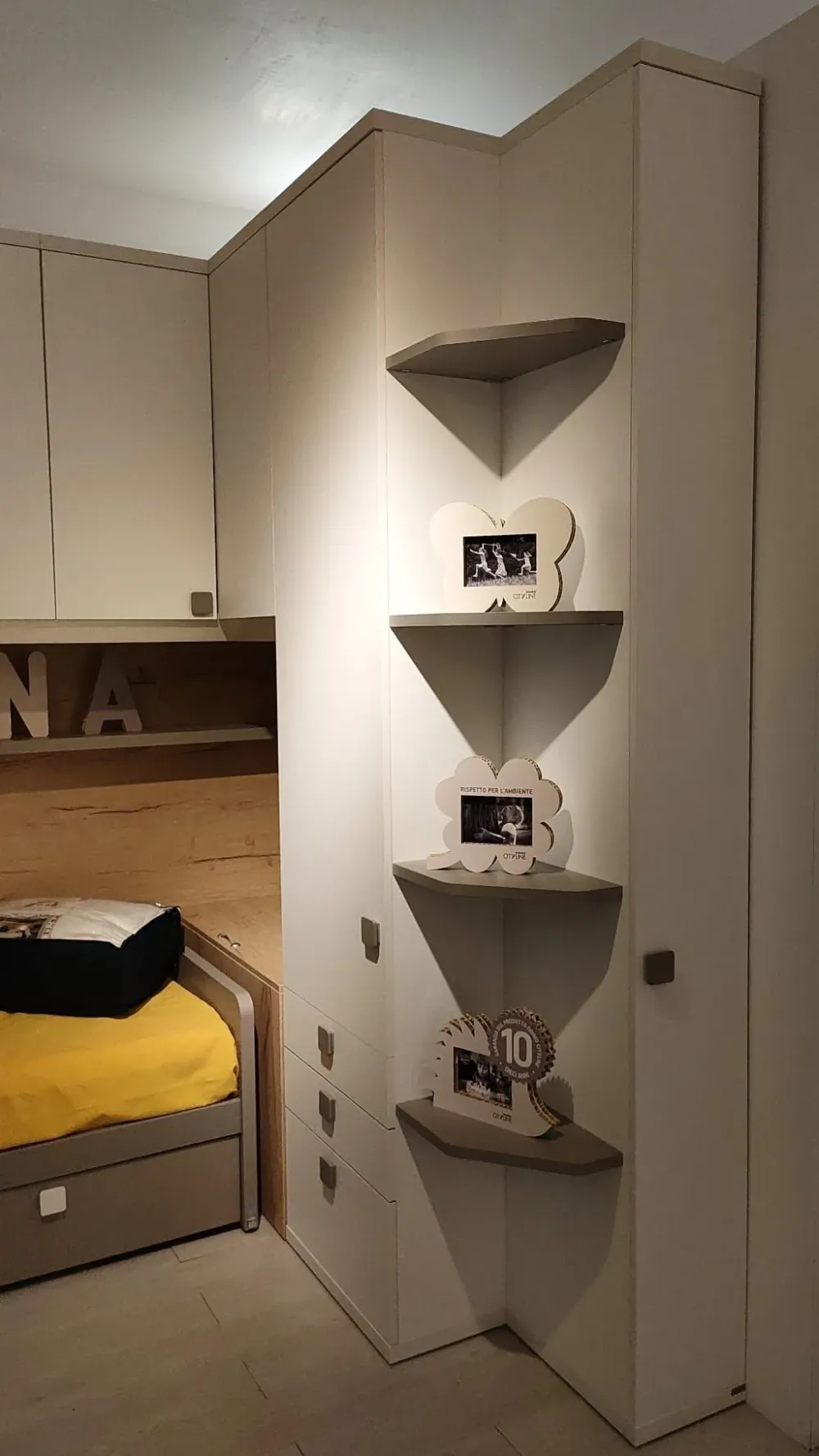 Sale Cameretta Quick ponte con letto a terra scontata Camerette