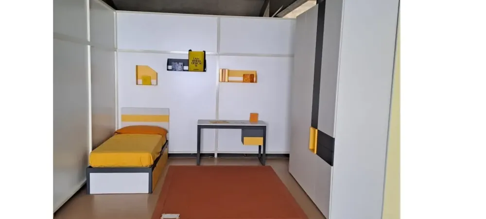 Cameretta Room 74 Moretti compact letti a terra a prezzo Outlet^Moretti Compact Camerette Best