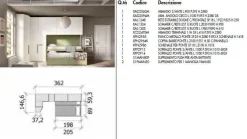 Outlet Cameretta Room147 in legno a prezzo scontato Camerette