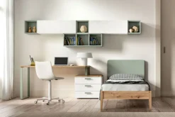 Discount Cameretta Room128 con letto a terra in Offerta Outlet Camerette