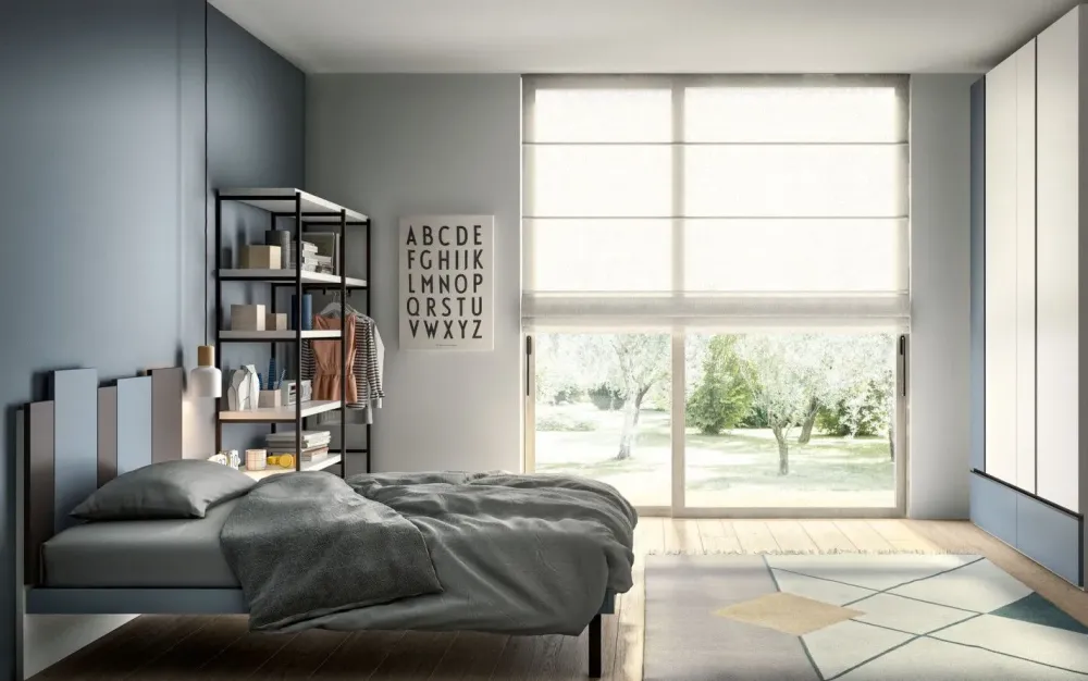 ZG Mobili Cameretta Room112 Zg: mobili in laminato materico, prezzo scontato!- Camerette