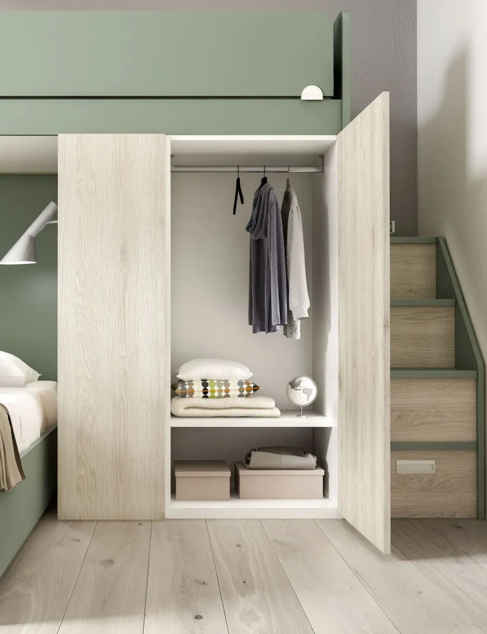 Cameretta Room172 in legno a prezzo Outlet^ZG Mobili Hot