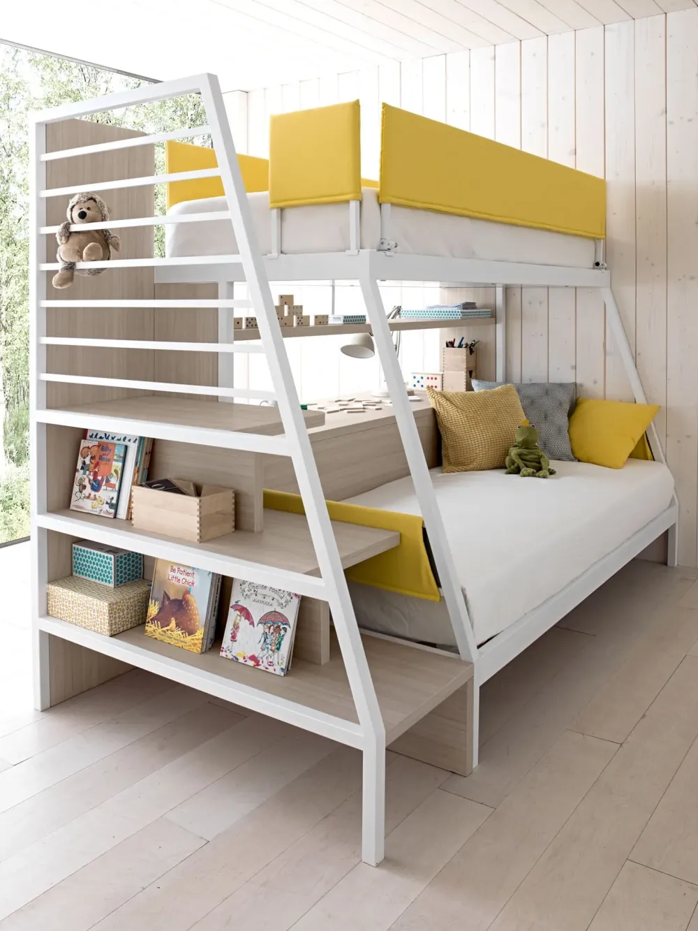 Cameretta Room155 con letto a castello in Offerta Outlet^ZG Mobili New